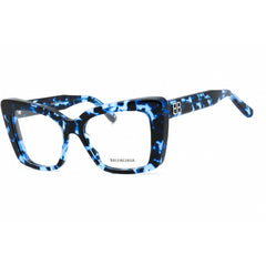 Balenciaga Women's Eyeglasses - Blue Acetate Cat Eye Full Rim Frame | BB0297O 004