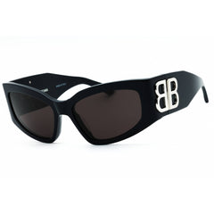 Balenciaga Women's Sunglasses - Blue Acetate Cat Eye Full Rim Frame | BB0321S 007