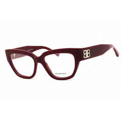 Balenciaga Women's Eyeglasses - Burgundy Acetate Cat Eye Full Rim Frame | BB0326O 004