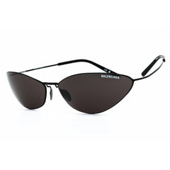 Balenciaga Unisex Sunglasses - Black Titanium Oval Shape Full Rim Frame | BB0350S 001