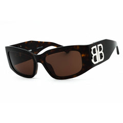 Balenciaga Women's Sunglasses - Tortoise Acetate Cat Eye Full Rim Frame | BB0360S 002