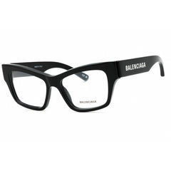 Balenciaga Women's Eyeglasses - Black Acetate Cat Eye Full Rim Frame | BB0378O 001
