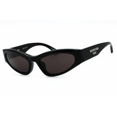 Balenciaga Women's Sunglasses - Black Acetate Cat Eye Full Rim Frame | BB0387S 001