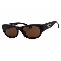 Balenciaga Men's Sunglasses - Dark Havana Acetate Cat Eye Full Rim | BB0390SK 002