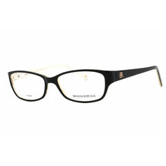 Banana Republic Women's Eyeglasses - Black Horn Rectangular Full Rim | Buffy 0JPZ 00