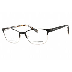 Banana Republic Women's Eyeglasses - Matte Black Metal Rectangular | Mabel 0003 00