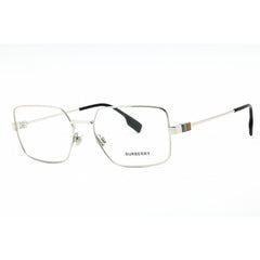 Burberry Men's Eyeglasses - Silver Metal Square Shape Full Rim Frame | 0BE1380 1005