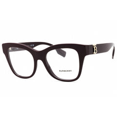 Burberry Women's Eyeglasses - Black/Gold Plastic Cat Eye Full Rim Frame | 0BE2388 3979