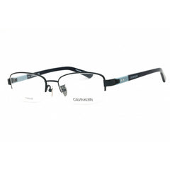 Calvin Klein Unisex Eyeglasses - Shiny Navy Titanium Rectangular Frame | CK18300A 410