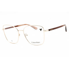 Calvin Klein Women's Eyeglasses - Gold Metal Butterfly Full Rim Frame | CK23128 717