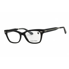 Calvin Klein Women's Eyeglasses - Black Acetate Cat Eye Full Rim Frame | CK23512 001