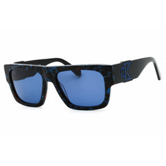 Calvin Klein Jeans Men's Sunglasses - Blue/Brown Acetate Square Frame | CKJ23654S 400