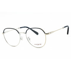Coach Women's Eyeglasses - Silver/Navy Metal Phantos Full Rim Frame | 0HC5164D 9001