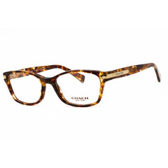 Coach Women's Eyeglasses - Amber Tortoise Plastic Cat Eye Full Rim | 0HC6065 5631