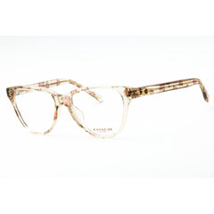 Coach Women's Eyeglasses - Transparent Brown Plastic Cat Eye Full Rim | 0HC6202U 5771