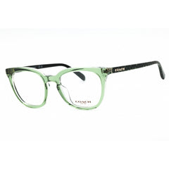 Coach Women's Eyeglasses - Transparent Grasshopper Green Full Rim | 0HC6222U 5786