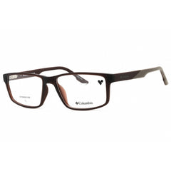 Columbia Men's Eyeglasses - Matte Brown Crystal Rectangular Shape Frame | C8044 210