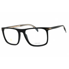 David Beckham Men's Eyeglasses - Matte Black Plastic Square Frame | DB 1108 0003 00