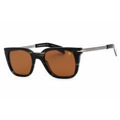 David Beckham Men's Sunglasses - Ruthenium Grey Horn Full Rim | DB 7047/S 0POH 70