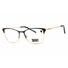 Dkny Women's Eyeglasses - Black/Gold Metal Cat Eye Shape Full Rim Frame | DK1028 001