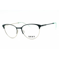 Dkny Women's Eyeglasses - Teal/Silver Metal Cat Eye Shape Full Rim Frame | DK1030 430