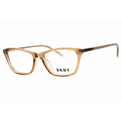 Dkny Women's Eyeglasses - Brown Crystal Injected Propionate Cat Eye Frame | DK5036 210