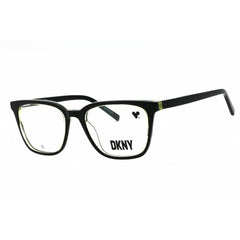 Dkny Women's Eyeglasses - Black/Citron Laminate Acetate Square Full Rim | DK5060 001
