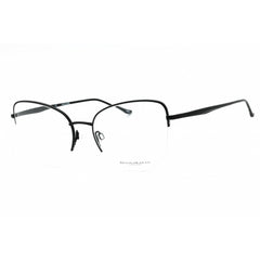 Dkny Women's Eyeglasses - Black Cat Eye Half Rim Frame Clear Demo Lens | DO1004 001