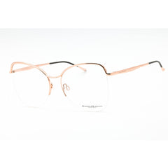 Dkny Women's Eyeglasses - Rose Gold Metal Butterfly Shape Half Rim Frame | DO1005 780