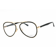 Dkny Women's Eyeglasses - Black Crystal Metal Aviator Full Rim Frame | DO5006 002