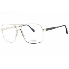 Elasta Men's Eyeglasses - Grey Silver Metal Aviator Shape Full Rim Frame | E 3055 L32