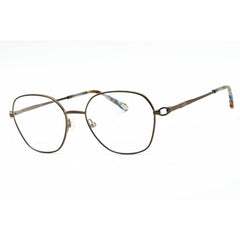 Emozioni Women's Eyeglasses - Light Brown Metal Geometric Full Rim | EM 4410 0TUI 00