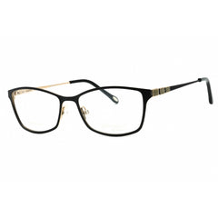 Emozioni Women's Eyeglasses - Black Gold Metal Cat Eye Full Rim | EM 4416 02M2 00
