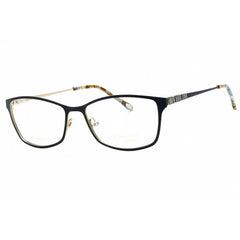 Emozioni Women's Eyeglasses - Blue Gold Metal Cat Eye Full Rim Frame | EM 4416 0KY2 00