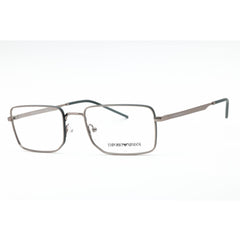 Emporio Armani Men's Eyeglasses - Matte Silver Metal Rectangular Frame | 0EA1153 3045