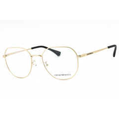 Emporio Armani Men's Eyeglasses - Matte Pale Gold Metal Full Rim Frame | 0EA1154D 3002