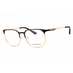 Emporio Armani Men's Eyeglasses - Matte Brown/Rose Gold Metal Frame | 0EA1158D 3201
