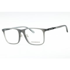 Emporio Armani Men's Eyeglasses - Opal Grey Plastic Square Full Rim | 0EA3181F 6070