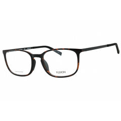 Flexon Men's Eyeglasses - Shiny Dark Tortoise Rectangular Frame | FLEXON EP8012 240