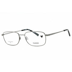 Flexon Men's Eyeglasses - Matte Gunmetal Titanium Rectangular Frame | FLEXON H6068 070