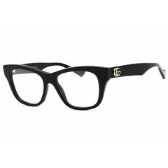 Gucci Women's Eyeglasses - Black Acetate Cat Eye Shape Full Rim Frame | GG0999O 001