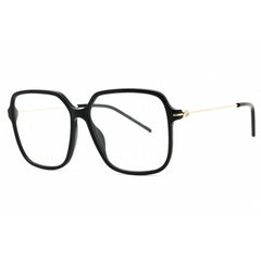 Gucci Women's Eyeglasses - Black/Gold Acetate Square Full Rim Frame | GG1271O 001