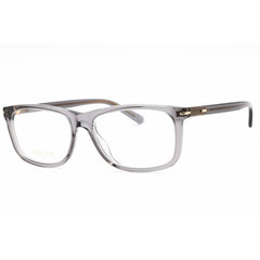 Gucci Men's Eyeglasses - Grey Acetate Square Full Rim Frame Clear Lens | GG1447O 004