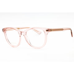 Gucci Women's Eyeglasses - Pink Acetate Round Full Rim Frame Clear Lens | GG1687O 003