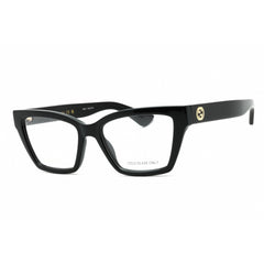 Gucci Women's Eyeglasses - Black Injected Propionate Cat Eye Full Rim | GG1715O 001
