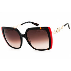 Guess By Marciano Women's Sunglasses - Dark Havana Acetate Oversized | GM00005 52F