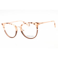 Guess By Marciano Women's Eyeglasses - Blonde Havana Acetate Round Frame | GM0351 053