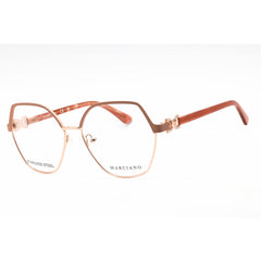 Guess By Marciano Women's Eyeglasses - Matte Beige Metal Geometric Frame | GM0391 058