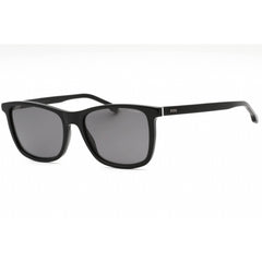 Hugo Boss Men's Sunglasses - Black Plastic Rectangular Frame | BOSS 1299/U/S 0807 M9