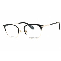 Kate Spade Women's Eyeglasses - Black Metal Oval Full Rim Frame | Danyelle/F 0807 00